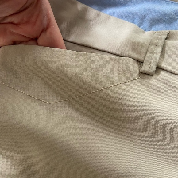 Dockers Khaki Wide Leg Cropped Tan Pants Mid Rise Size 8 - Picture 6 of 13